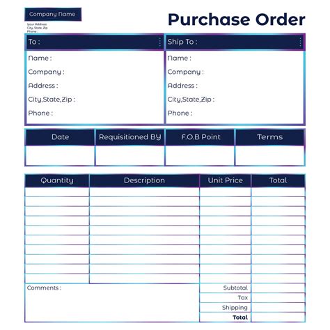 Image result for Purchase Form
