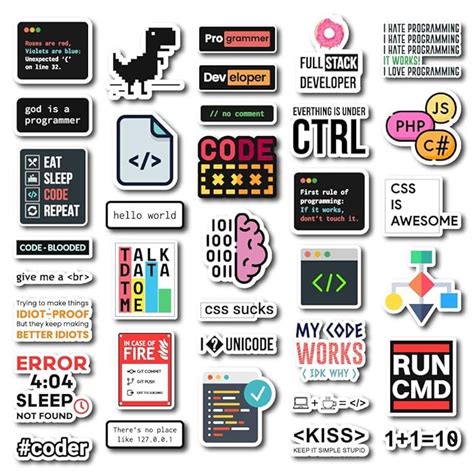Image result for Programming Stickers Pack