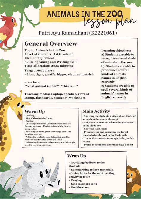 Kids Lesson Background with Animals に対する画像結果