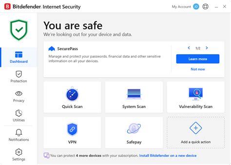 Image result for Bitdefender Internet Security Windows 10