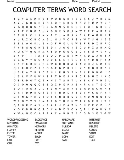 Computer Terms Word Search に対する画像結果