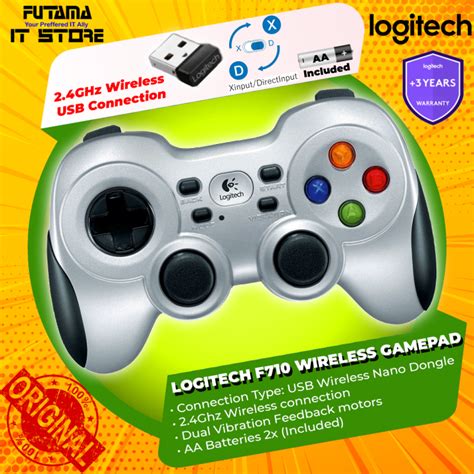 Logitech F710 Wireless Gamepad PC Controller | Lazada