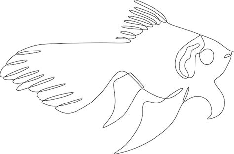 Image result for Continuous Line Drawing Fish