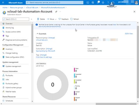 Afbeeldingsresultaten voor Create an Automation Account Using the Azure Portal