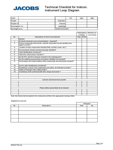 Toradh íomhá ar Instrument Loop Test Procedure PDF