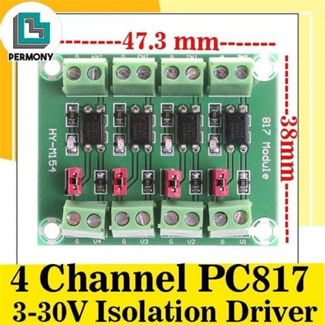 Image result for Modul PC817 4 Chanel Untuk Signal Arduino