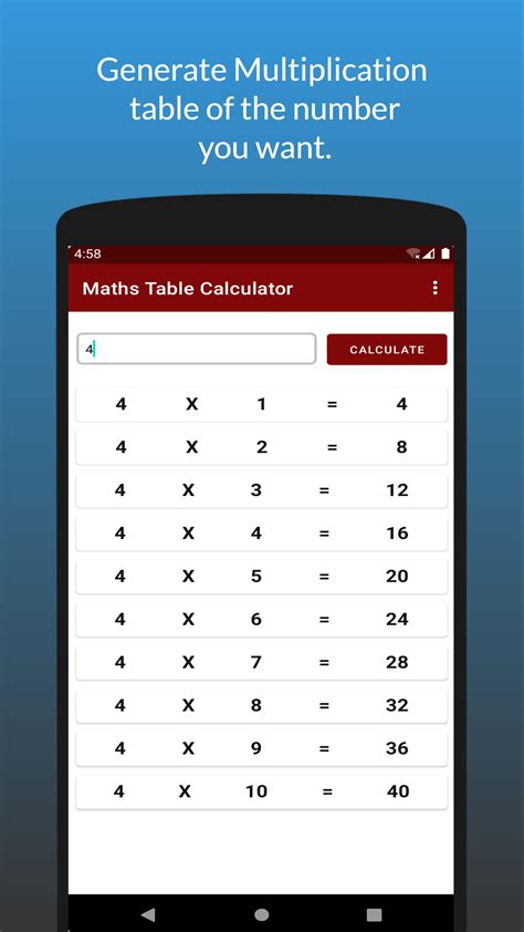 Function From a Table Calculator に対する画像結果