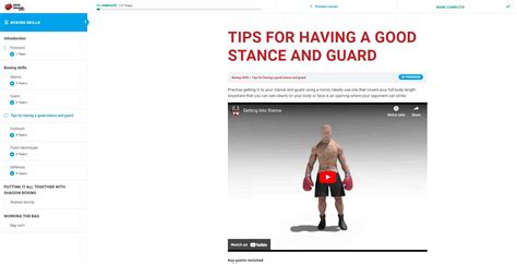 Boxing Skills に対する画像結果