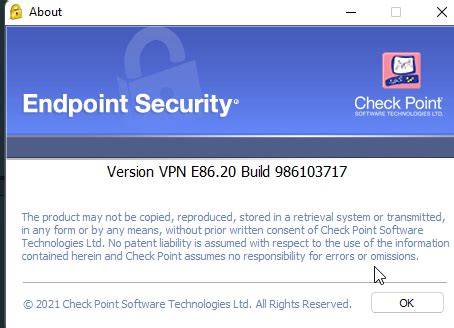 Toradh íomhá ar VPN Supported Clients Checkpoint