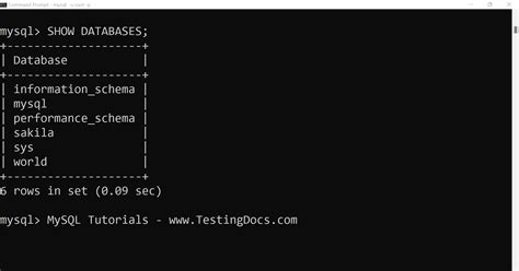 How to Show Database Table in MySQL എന്നതിനുള്ള ഇമേജ് ഫലം