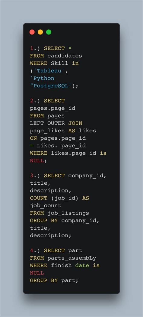 Image result for Datalemur SQL Practice