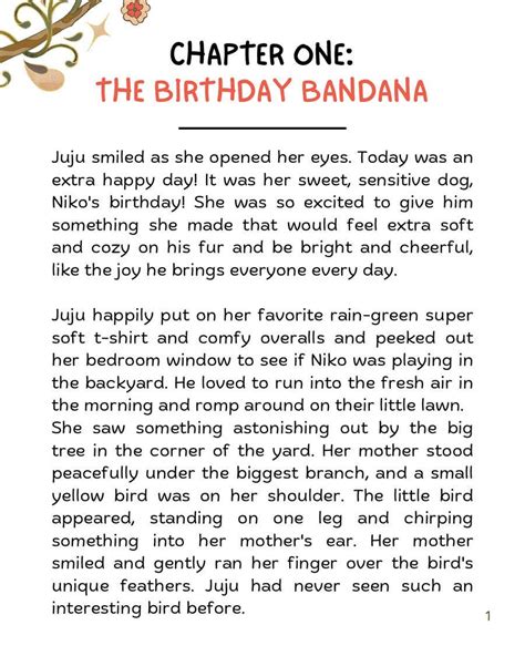 Toradh íomhá ar First Chapter of Book Design