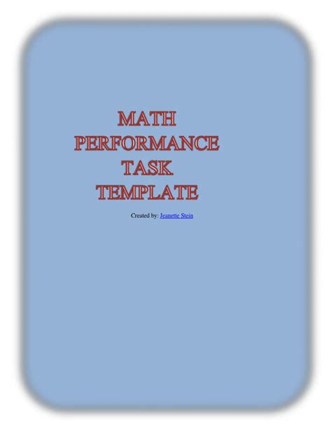 Image result for Example of Performance Task