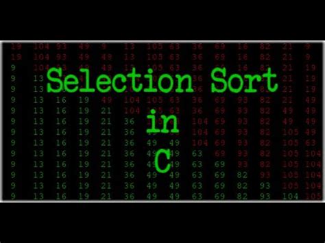 Image result for Selection Sort Algorithm Algo in C
