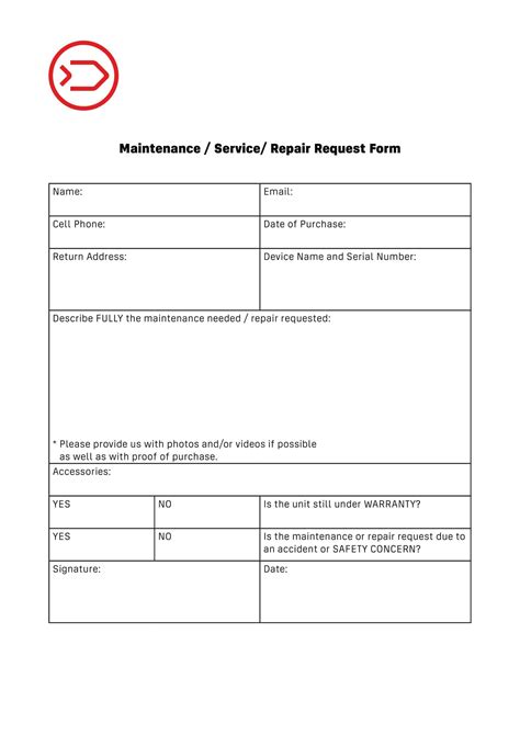Image result for Box Truck Maintenance Request Form