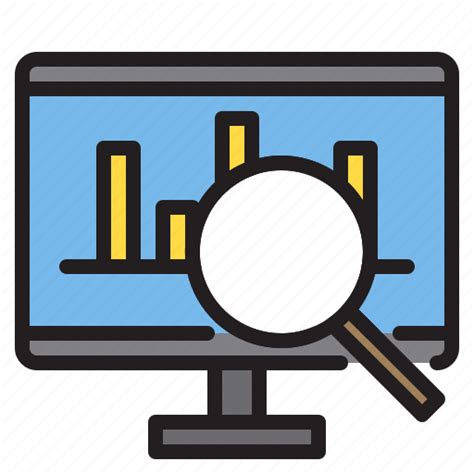 Image result for Computer with Graph Data PNG