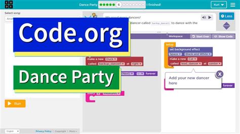 Image result for Code.org Dance Party