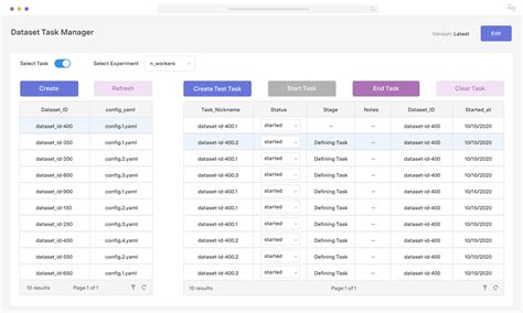 Image result for Dataset Management UI