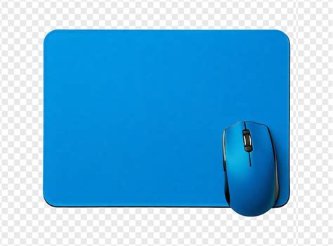 Toradh íomhá ar White Computer Mouse with Blue Backround