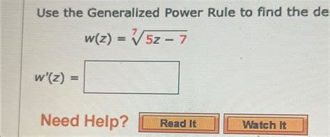 Image result for Example of Generalized Power Rule