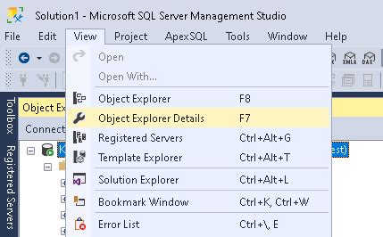 Afbeeldingsresultaten voor Delete Database From Object Explorer in SQL