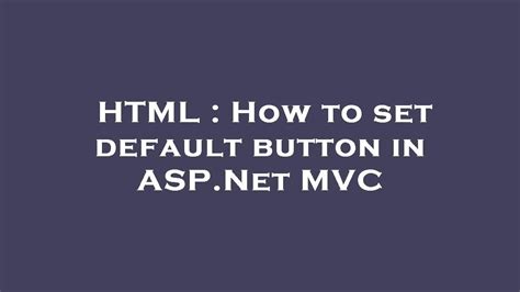 Image result for Default Button