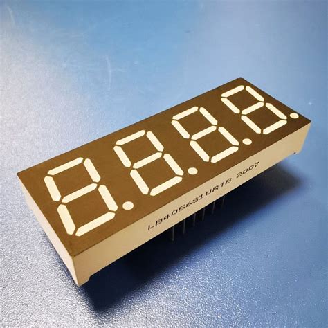 Image result for Common Anode 4 Digit 7-Segment Red LED Display