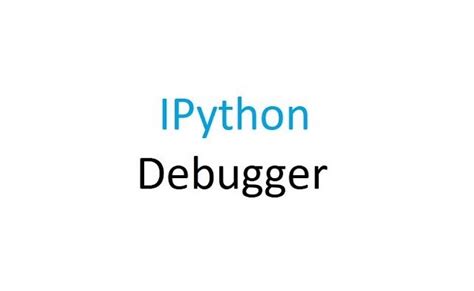 Image result for Ipdb Python