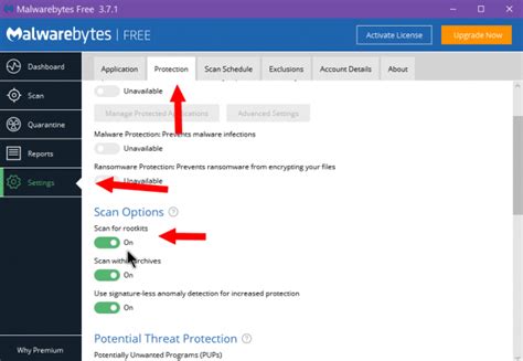 Toradh íomhá ar Malwarebytes Rootkit Scan