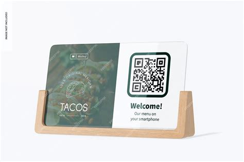 Image result for Rectangular QR Code Card Mockup
