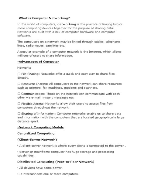 Image result for Computer Networking Short Paragraph