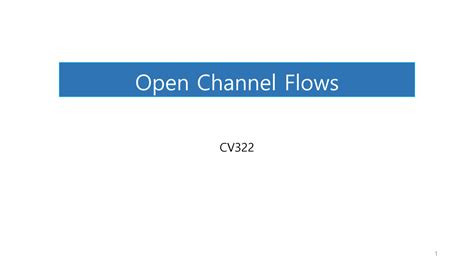 Image result for Open Channel Flow Abhijit