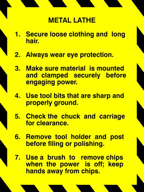 Image result for Safety Sign for Using Threading Machine