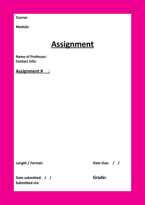 Image result for How to Write Assignment in A4 Paper