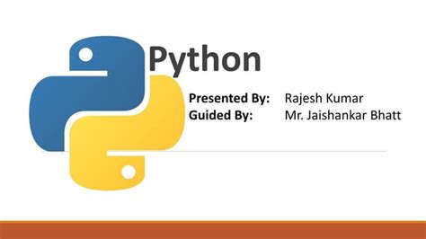Image result for Good Slide Design for Python Basics