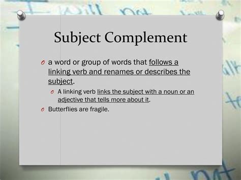Image result for Subject Complement