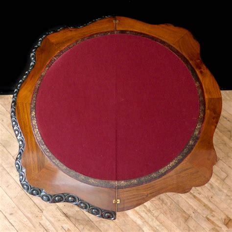 Image result for Antique Wood Card Table