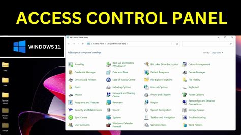 Afbeeldingsresultaten voor Window 11 Control Panel