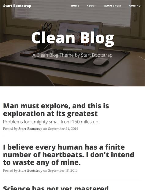 Image result for Bootstrap Blog Post Template