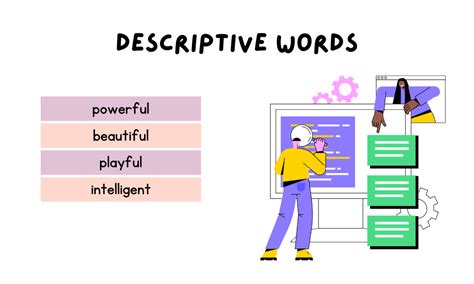 Toradh íomhá ar Descriptive Words For