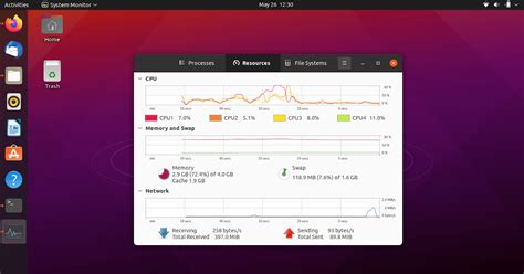 Image result for System Monitor Ubuntu