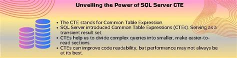 Image result for SQL CTE Syntax