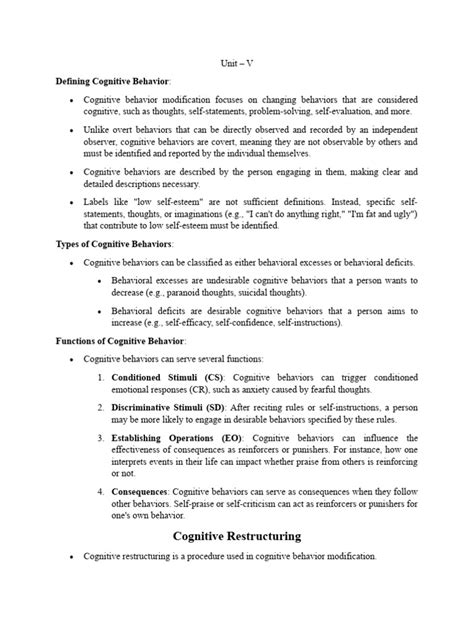 Image result for Cognitive Behavior Modification