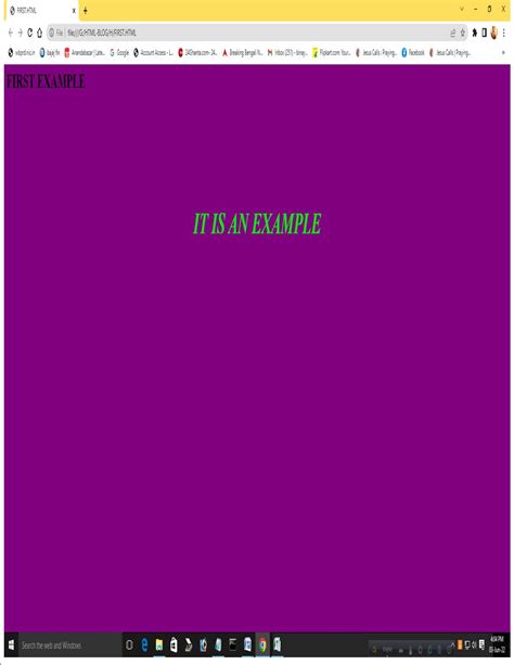 Image result for HTML Exaples