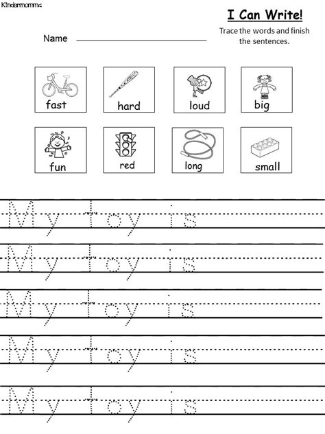 Toradh íomhá ar Learning How to Write Worksheets