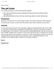 Activity Exploring Ph Relationships Answer Key に対する画像結果
