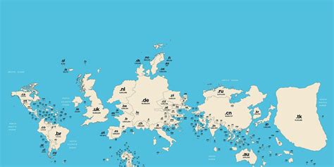 Image result for Internet Domain World Map