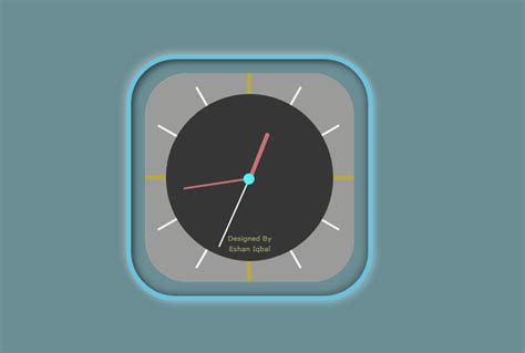 Image result for Clock Shape in HTML Code