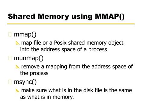Image result for Shared Memory Mmap