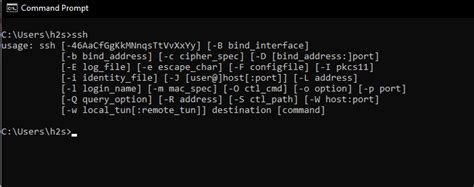 Toradh íomhá ar How to Use SSH in Command Prompt